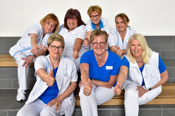 Das Pflege-Team der Klinik am Park in Bad Schwalbach